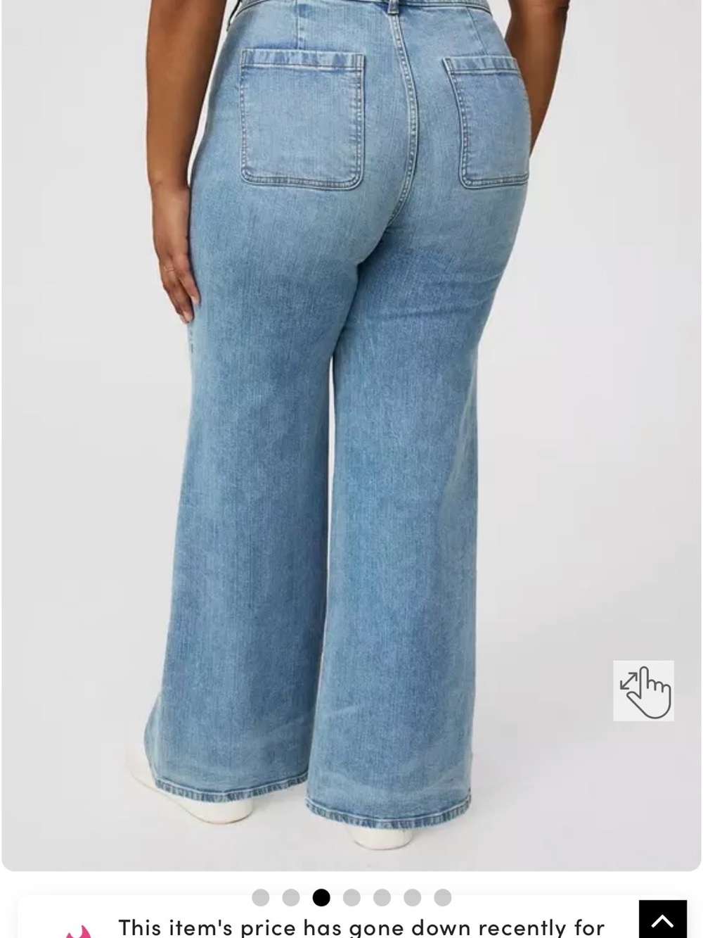 torrid Light Blue High-Rise Wide-Leg Jeans